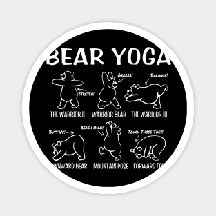 Bear Yoga Magnet